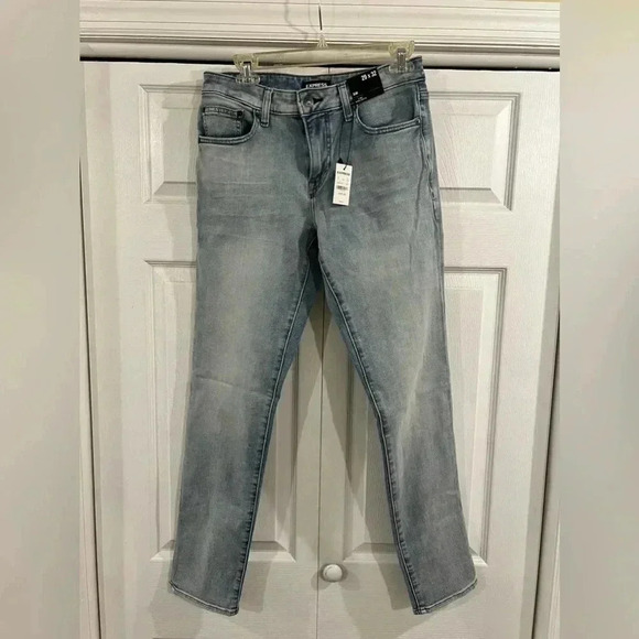 Slim Light Wash Stretch Jeans - Picture 2 of 12